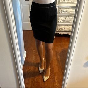 Talbots Black Skirt Size 4 Petite